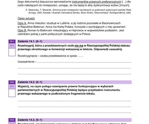 Matura WOS 2025 - ARKUSZ CKE, ODPOWIEDZI, ZADANIA DO POBRANIA
