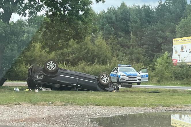 Zderzenie samochodu osobowo z motorowerem pod Sierpcem