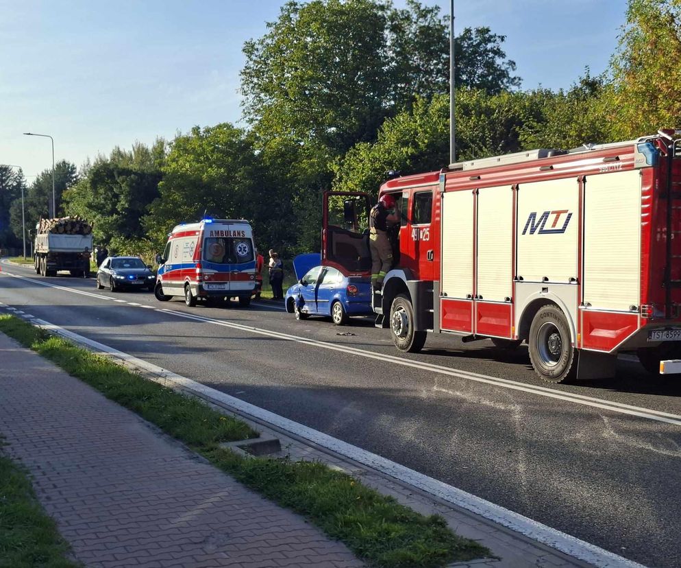 Wypadek na Kieleckiej w Starachowicach