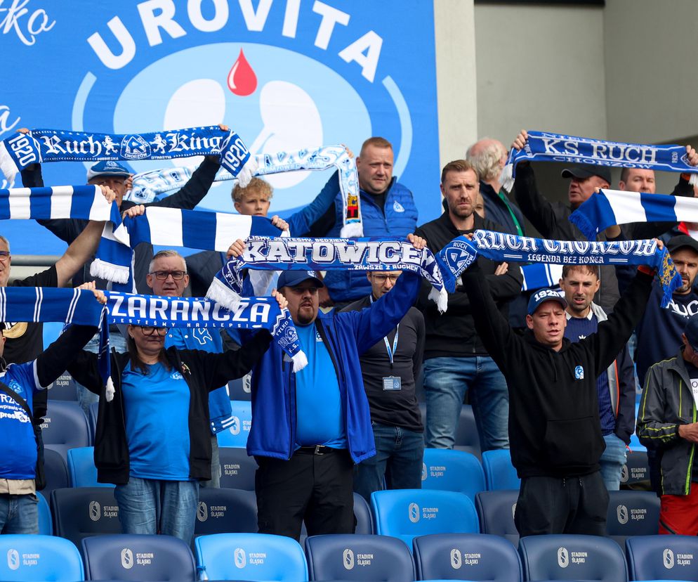 Ruch Chorzów wygrał z ŁKS na Stadionie Śląskim. Jest radość wśród kibiców