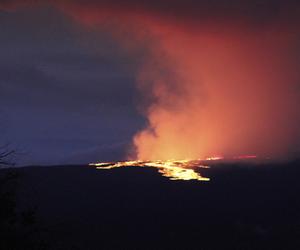 Wybuchł największy wulkan świata! Czerwona łuna na niebie. WIDEO