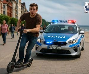 Nerwowy 27-latek uciekał przed policją na hulajnodze. Teraz zapłaci aż 6700 zł