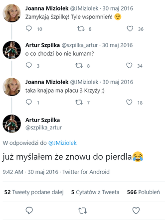 Szpilka na Twitterze