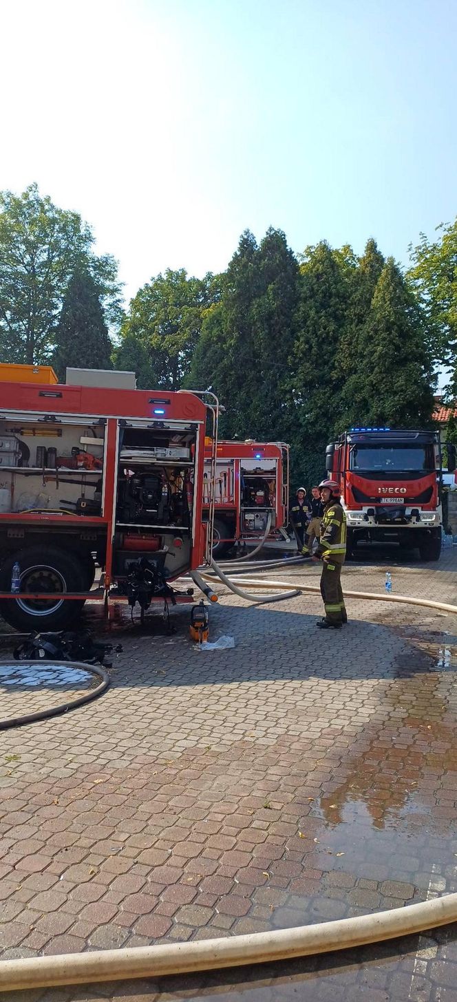 Pożar hotelu Senator w Starachowicach