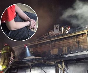 Podpalacz z Piekar Śląskich został doprowadzony do prokuratury. 25-latek spędzi najbliższe miesiące w areszcie