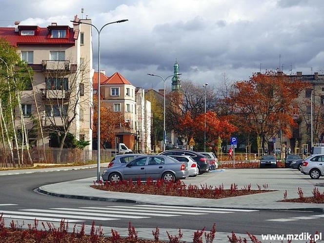 Ulica Piwna i część ulicy Zgodnej już po przebudowie
