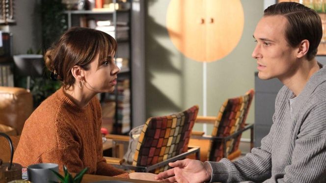 M jak miłość odcinek 1871 ostatni - finał sezonu.  Aneta (Ilona Janyst), Olek (Maurycy Popiel) 