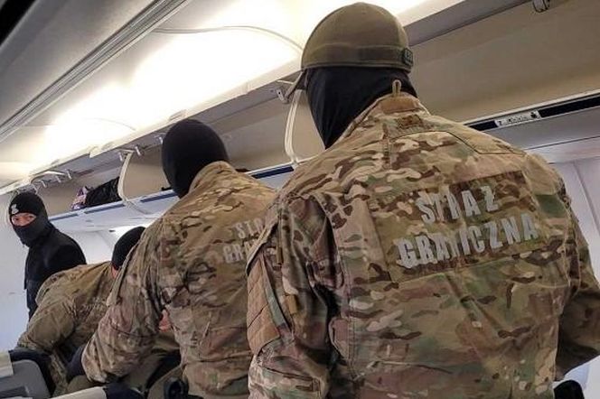 Polak awanturował się w samolocie. Wyprowadzili go pogranicznicy