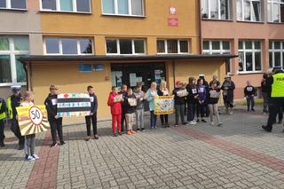 Happening Kierowco! nie polujemy na zebrach!