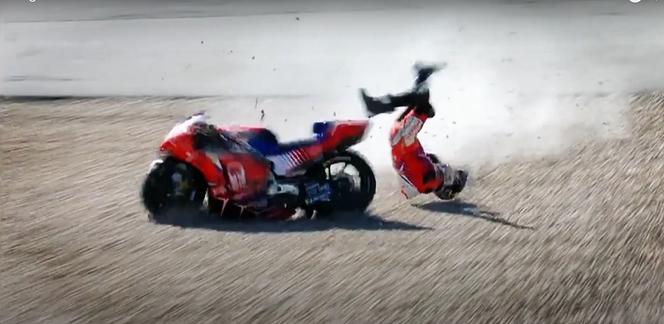 Koszmarnie wyglądający WYPADEK w MotoGP. Hiszpan otarł się o śmierć [WIDEO]