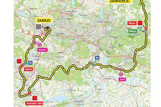 Tour De Pologne Iv Etap Zawiercie Zabrze Trasa Mapy Super Express