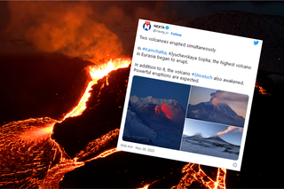W Rosji przebudziły się dwa potężne wulkany. Mogą wybuchnąć w każdej chwili!