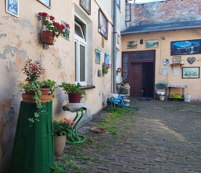 Urokliwe podwórka Starego Miasta w Zamościu