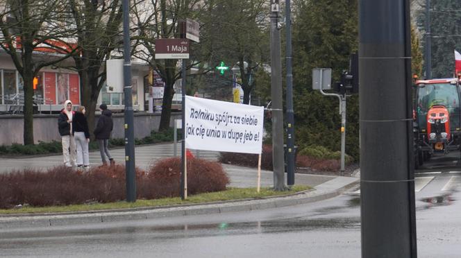 Protest rolników w Olsztynie 21 lutego. Co dzieje się w centrum?