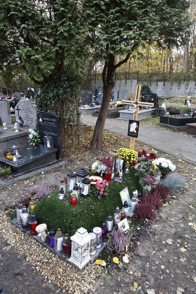 Tak wyglądają groby Zapasiewicza, Tyma, Kołaczkowskiej, Stoparczyk