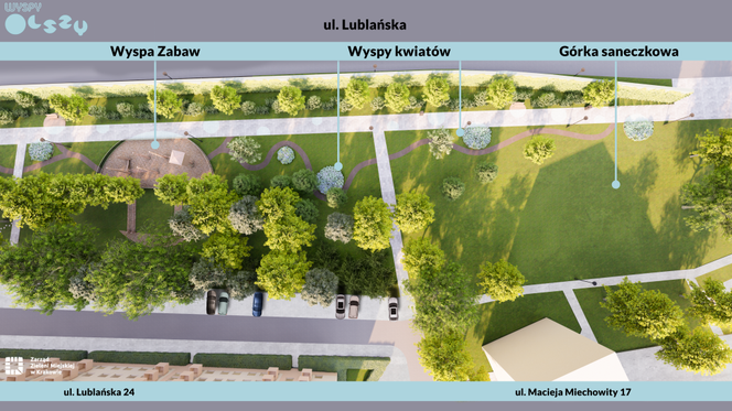 W Krakowie powstaje kolejny park kieszonkowy. To projekt z budżetu obywatelskiego