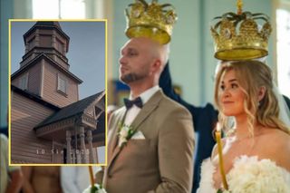 Ślub Klaudii i Valentyna nie odbył się w kościele. Nad głowami młodych zawisły złote korony