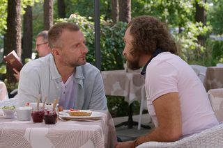 M jak miłość odc. 1835. Bartek (Arkadiusz Smoleński), Tomasz (Ziemowit Wasielewski)