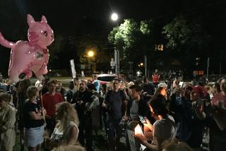 Protest przed domem Jarosława Kaczyńskiego, 22 lipca