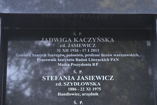 Grób rodziców Jarosława  Kaczyńskiego