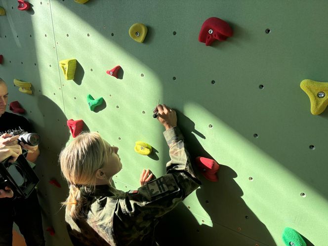 Aleksandra Mirosław z wizytą w Zespole Szkół nr 2 w Nowym Sączu