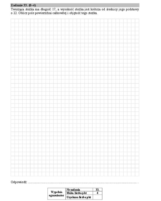 matura próbna 2014 CKE matematyka 15