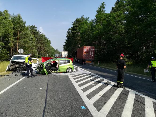 Koszmarny wypadek na DK nr 10 koło Cierpic. Nie żyje 55-letni kierowca