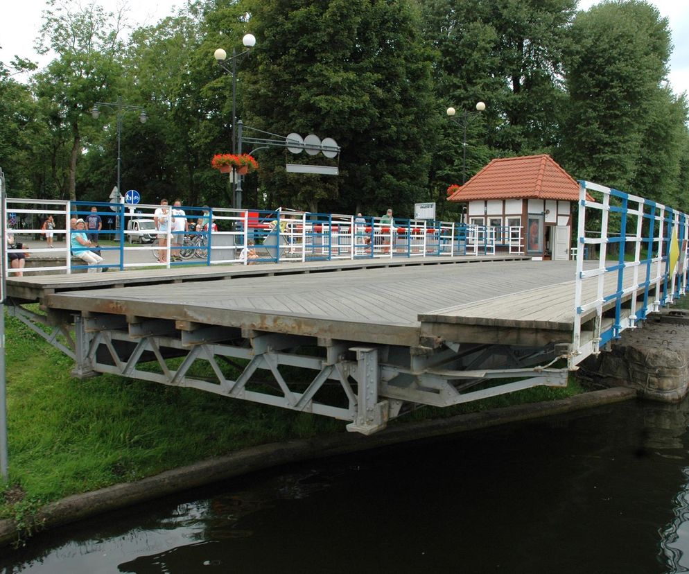 Most nad Kanałem Łuczańskim w centrum Giżycka znów będzie czynny