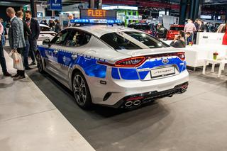 Kia Stinger GT, oznakowany radiowóz