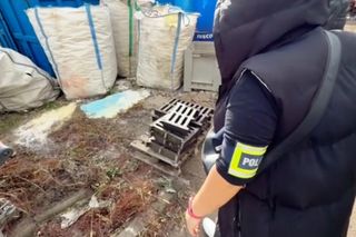 Złodziej włazów wpadł na gorącym uczynku! Koniec złotego interesu