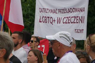 Protest przeciw przemocy w Białymstoku