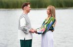 	Barwy szczęścia odc. 3123. Agnieszka (Katarzyna Tlałka), Łukasz (Michał Rolnicki)