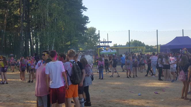 Festiwal kolorów 2019 na plaży miejskiej w Białymstoku