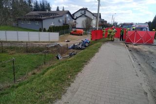 Wypadek w Rogowie.Nie żyje kierowca osobówki