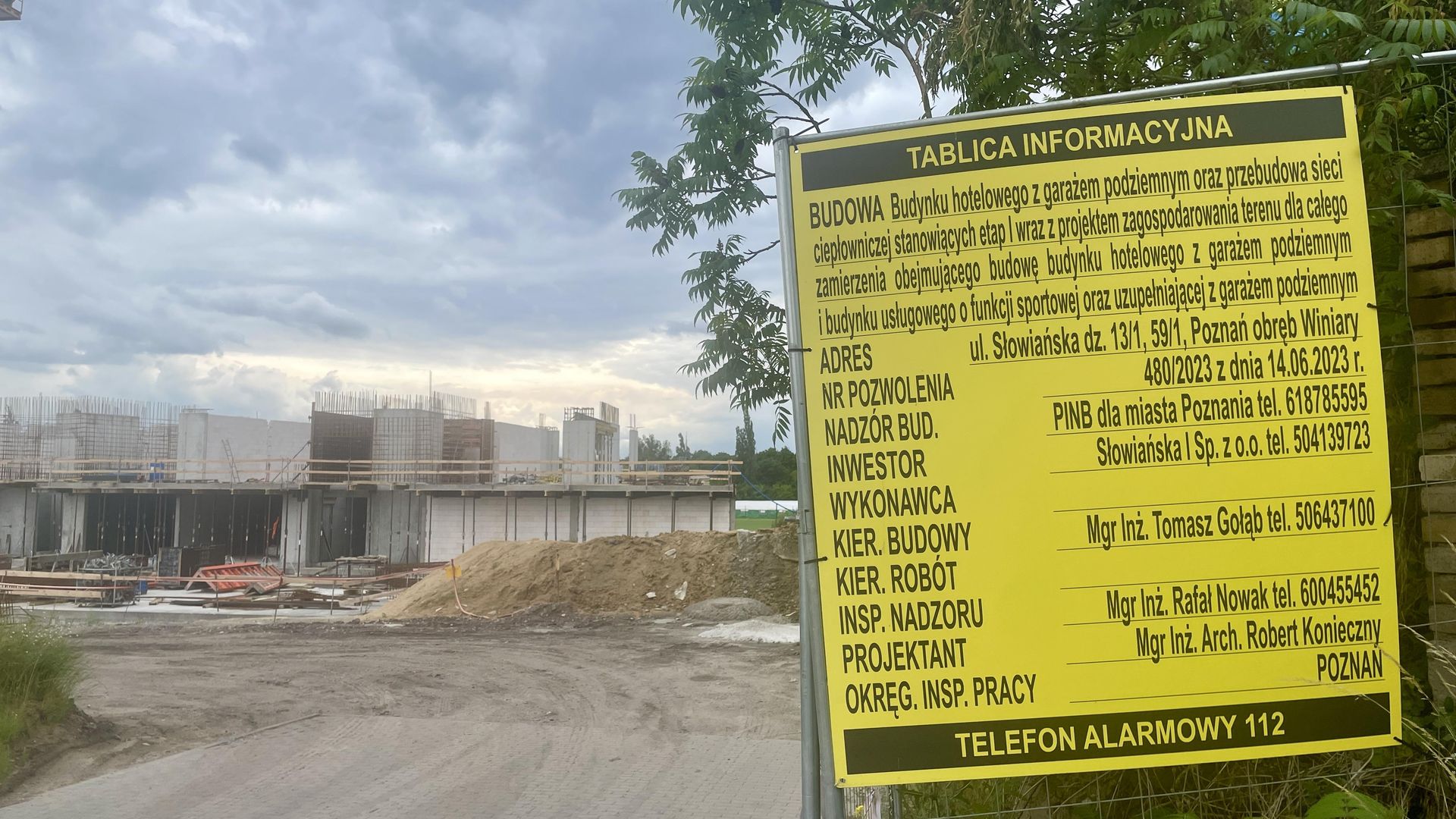 Budowa Aury w Poznaniu