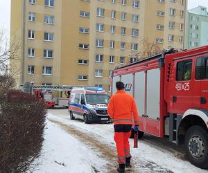 Interwencja straży pożarnej przy ulicy Zakładowej w Starachowicach