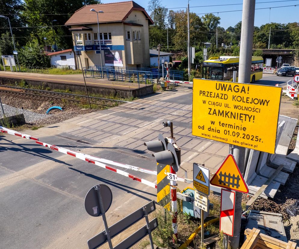 Zamknięcie przejazdu w Gliwicach Łabędach. Będą spore utrudnienia