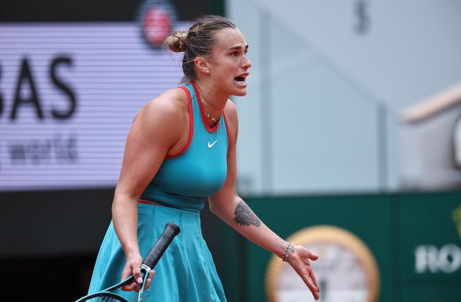 Aryna Sabalenka we łzach po porażce w finale Roland Garros