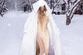 Gorąca Mariah Carey roztapia serca i...śnieg. Cała w złocie świętuje wielki sukces!