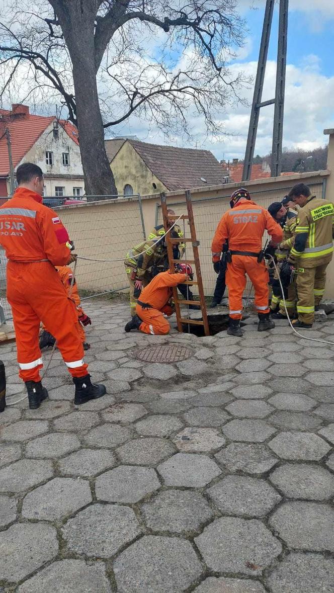 Tajemnicze przejście wydrążone pod mennicą