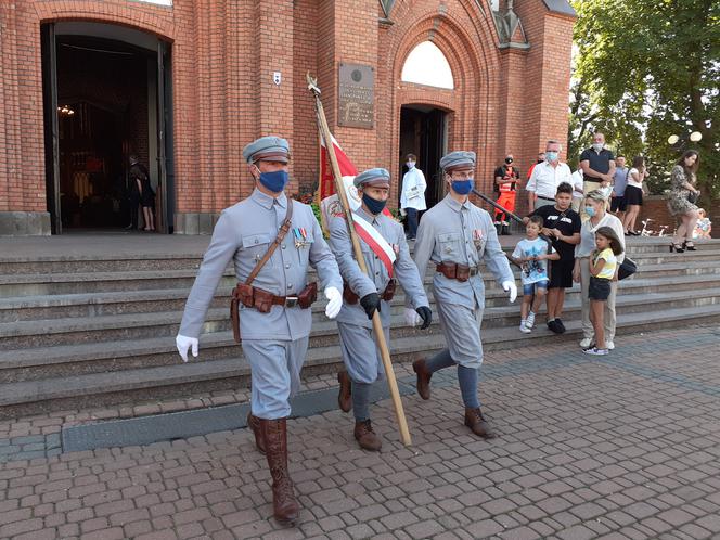 Odsłonięcie tablicy upamiętniającej 100-lecie Cudu nad Wisłą