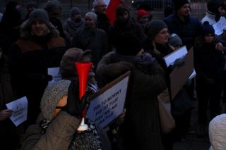 Protest pod siedzibą PiS w Szczecinie