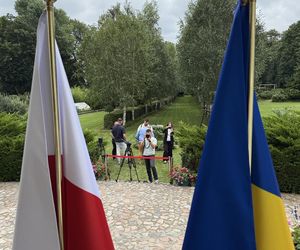 Radosław Sikorski przyjął delegację z Ukrainy w Chobielinie