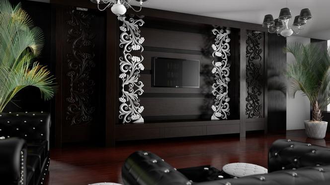 Salon w stylu glamour
