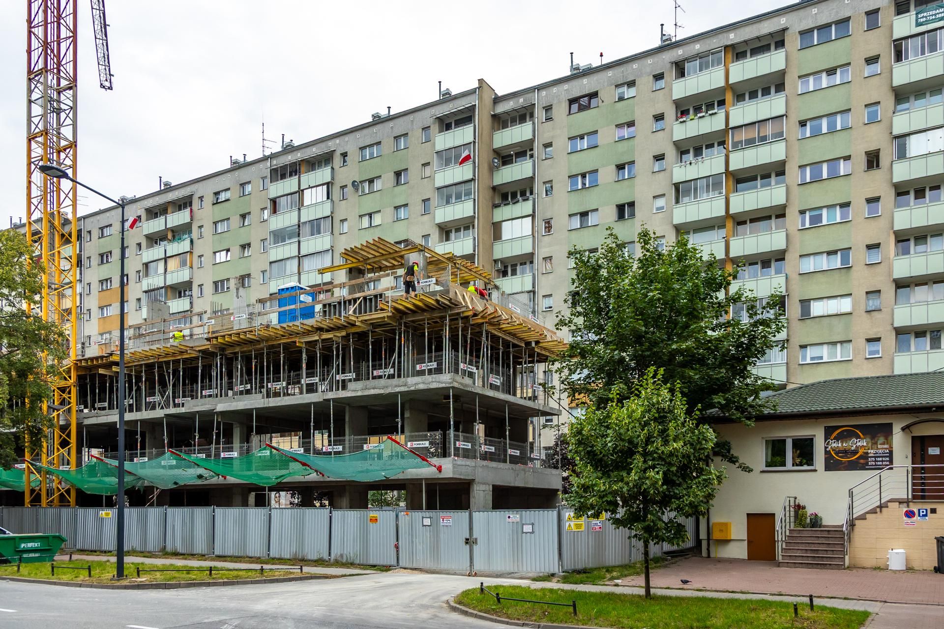 Inwestycja Wola Księcia Janusza w Warszawie w budowie