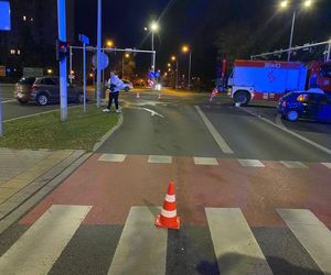 Zderzenie aut przy niedziałających światłach w Lesznie. Sprawczyni dostała mandat i punkty