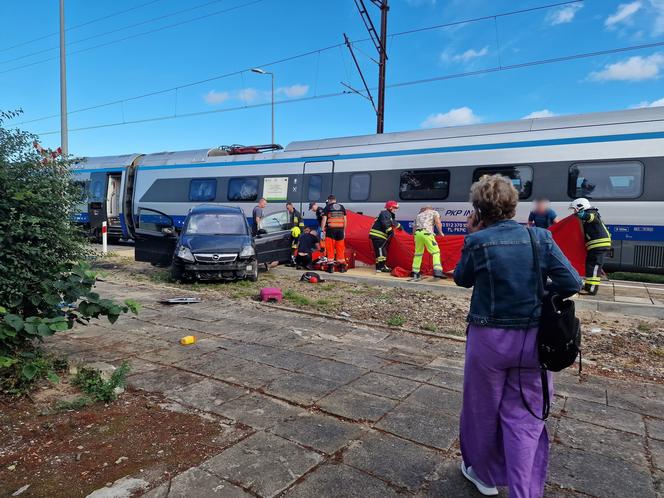 Samochód zderzył się Pendolino