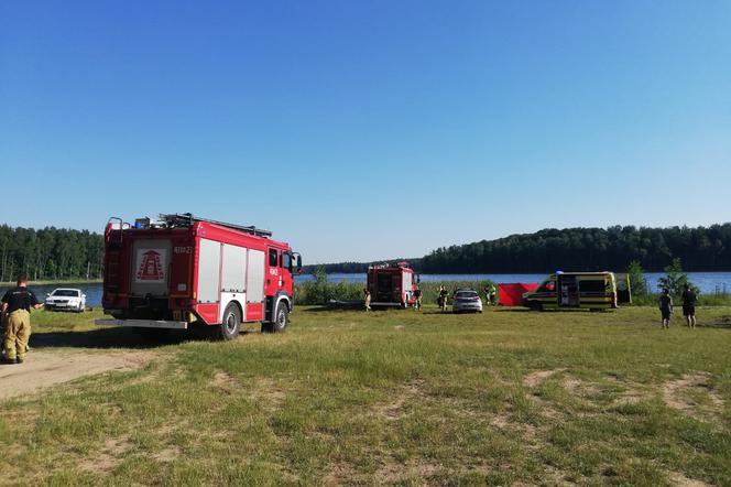  Tragiczny finał kąpieli w jeziorze Taftowo w gminie Pieniężno