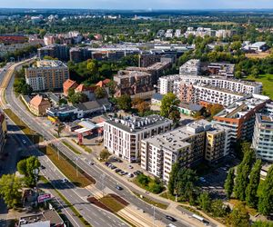 Kępa Mieszczańska we Wrocławiu - widok z drona