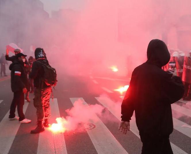To oni demolowali Warszawę w czasie marszu